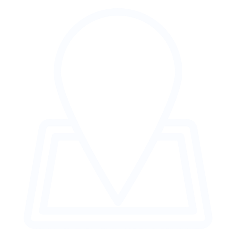 Fall Risk White Icon